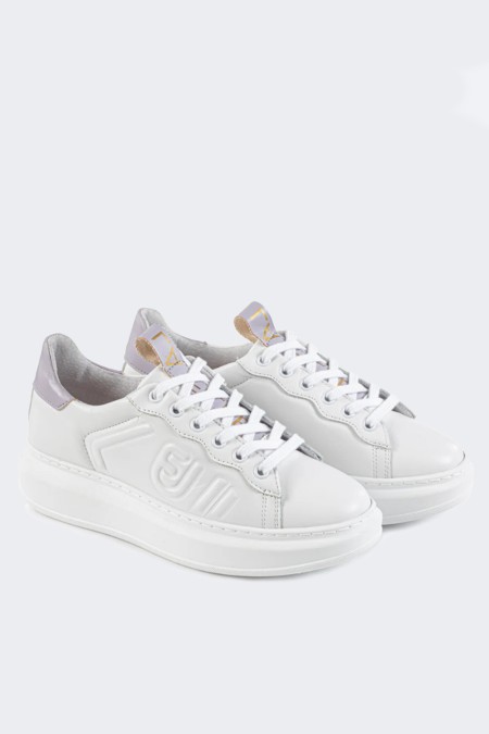 SNEAKERS P51200P4P/14 BIANCO LILLA 