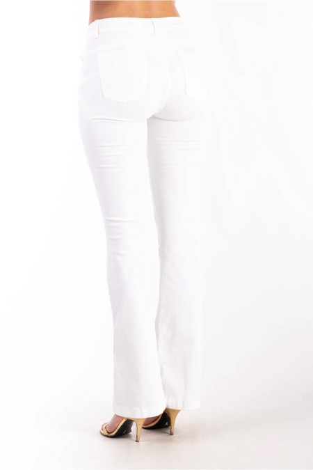 PANTALONI 4014P4 BIANCO