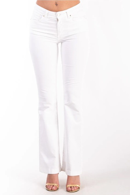 PANTALONI 4014P4 BIANCO