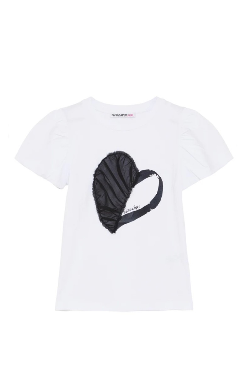 Patrizia Pepe MAGLIA 7M0818/J061 BIANCO NERO