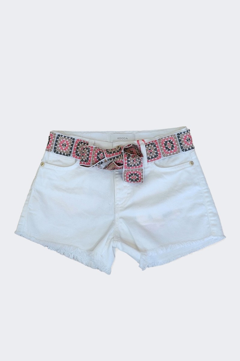 Kocca SHORT RAS BIANCO