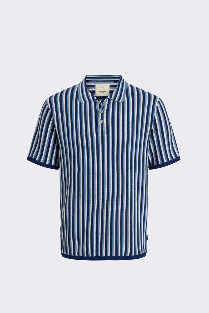 Jack&jones POLO 12255741 BLUE