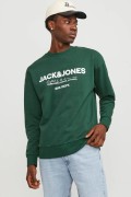 Jack&jones FELPA GIROCOLLO 12249273 VERDE foto 2