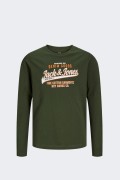 Jack&jones T-SHIRT 12258882 KOMBU GREEN foto 1