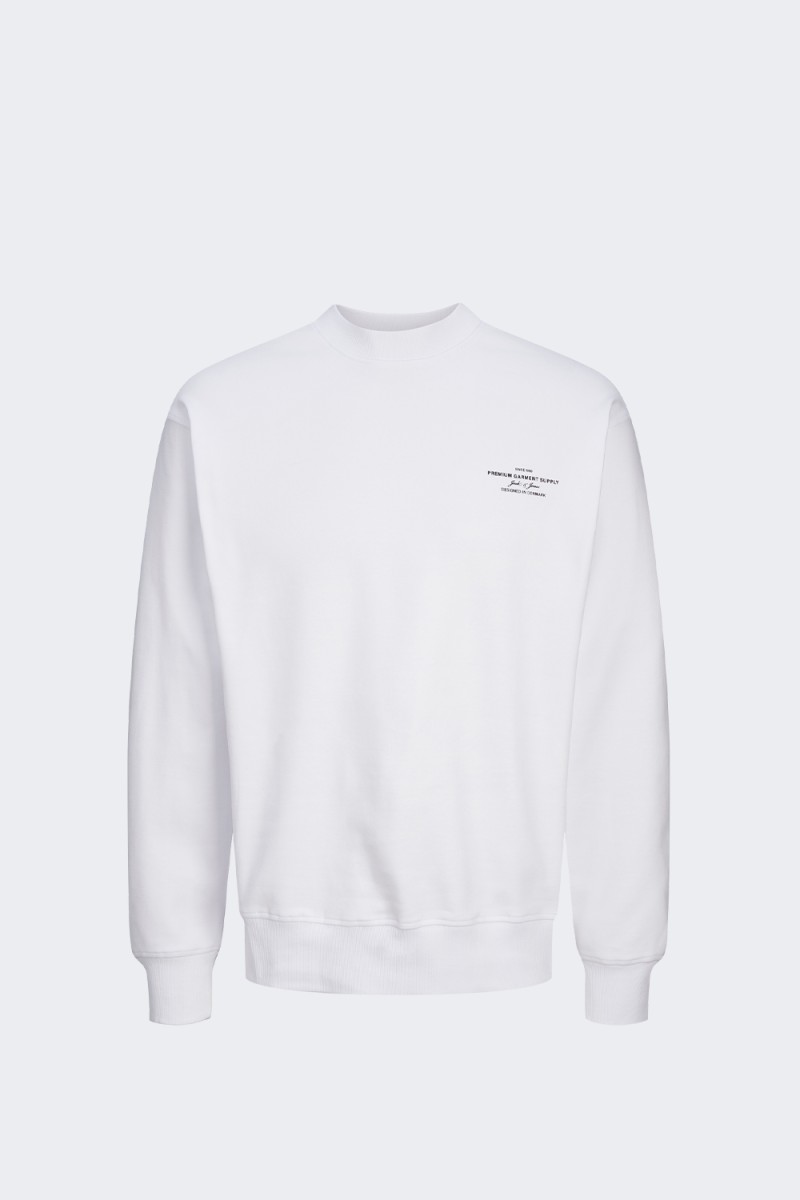 Jack&jones SWEATSHIRT 12261386 BRIGHT WHITE