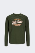 Jack&jones T-SHIRT 12258880 KOMBU GREEN foto 1