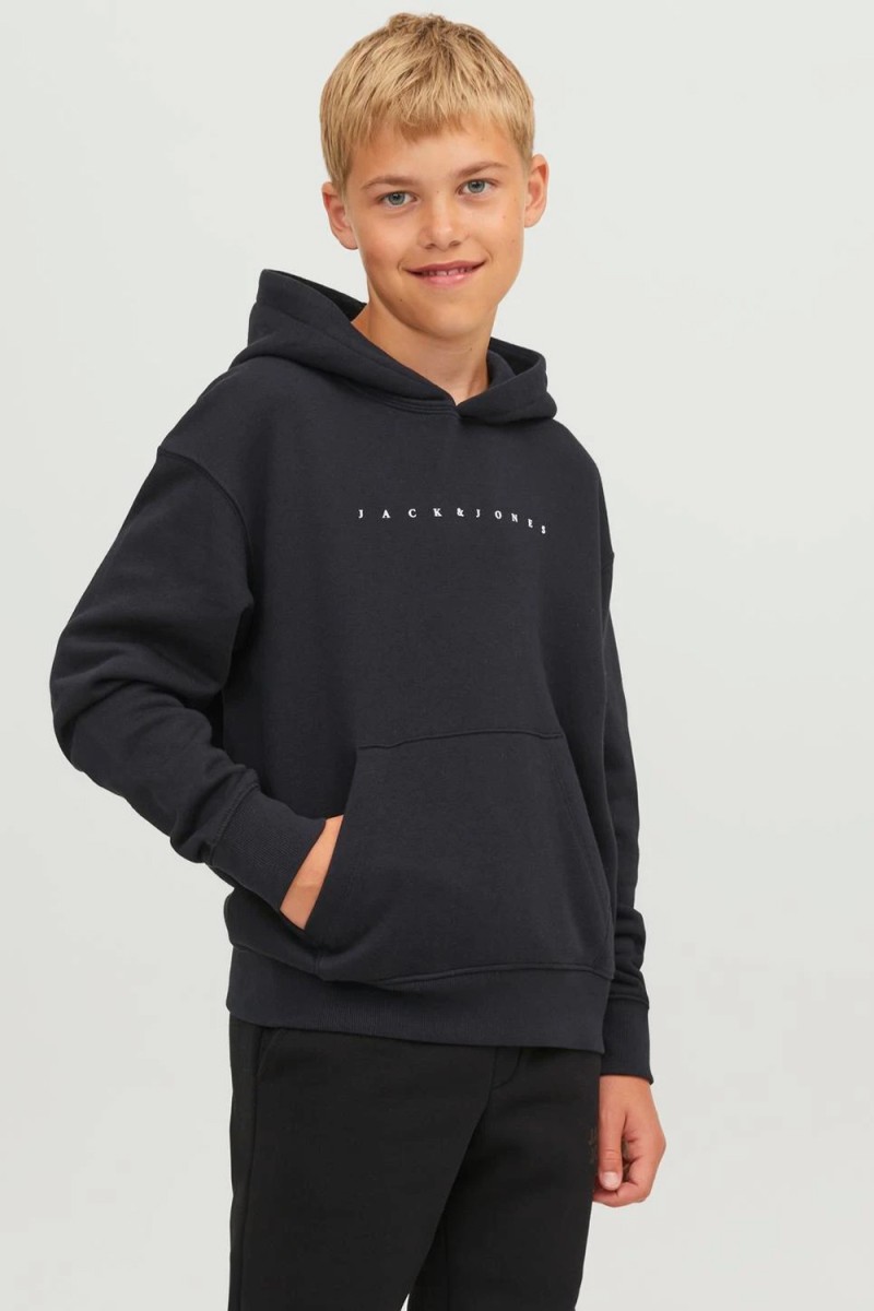 Jack&jones SWEATSHIRTS 12237468 RIASS BLACK FIT LOOSE