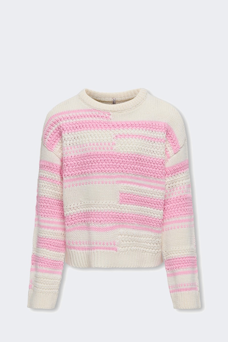 Only KNIT 15329329 TOFU/ROSE