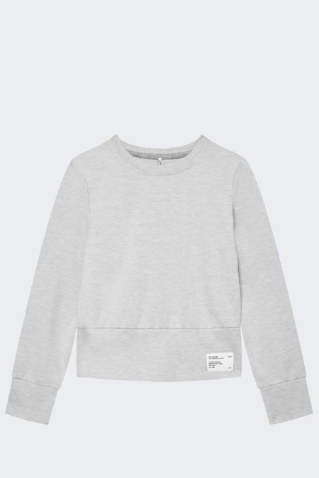 SWEATSHIRT 15331363 LIGHT GREY MELANGE