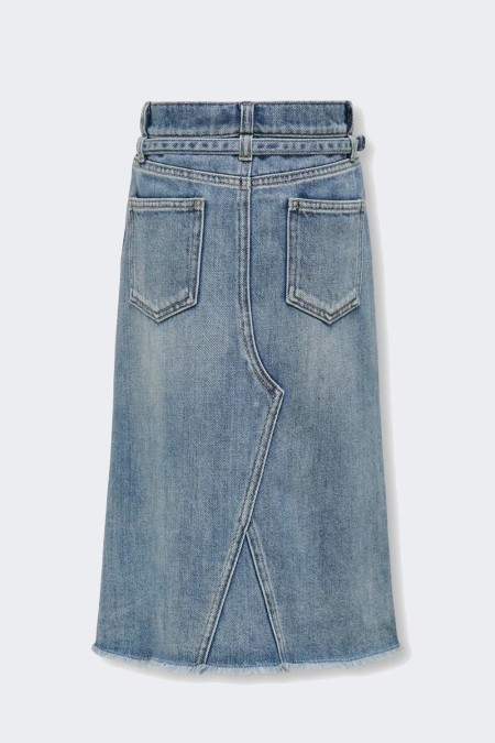 SKIRTS 15328515 MEDIUM BLUE DENIM