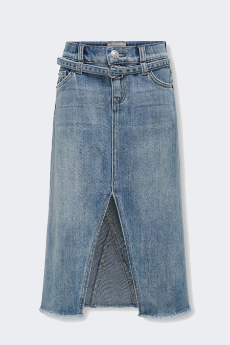 SKIRTS 15328515 MEDIUM BLUE DENIM