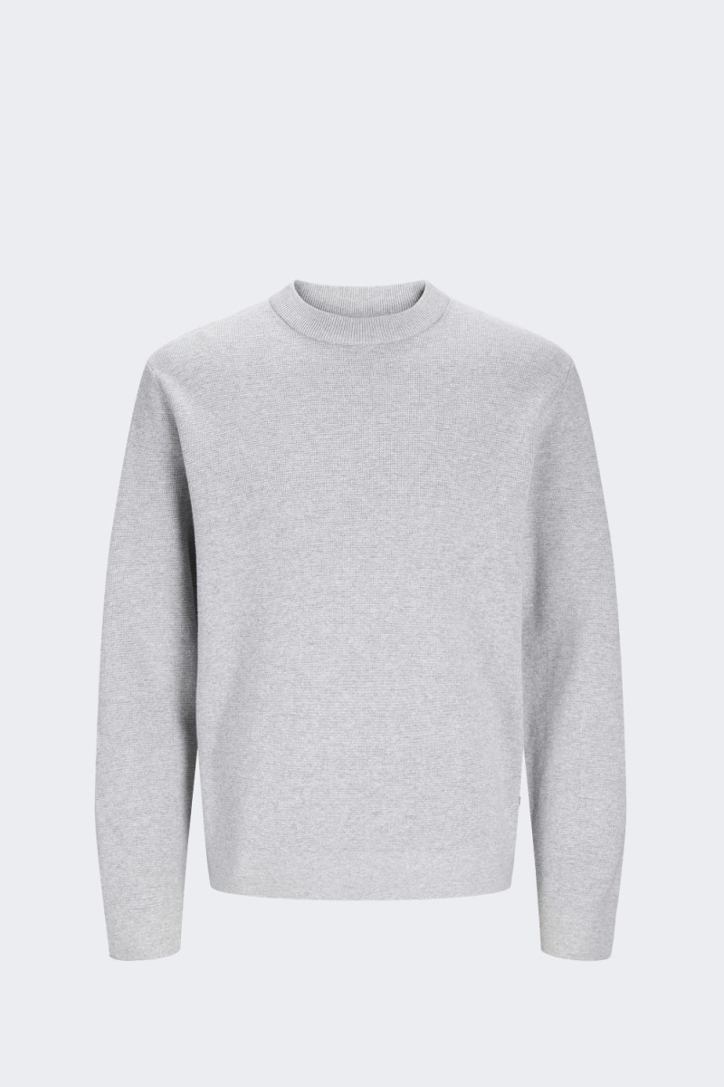 Jack&jones KNIT 12259666 LIGHT GREY MELANGE