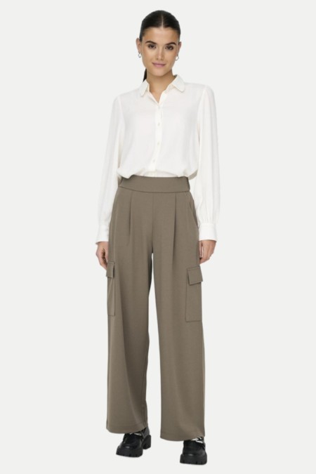 TROUSERS 15312203 WALNUT