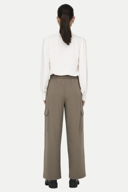 TROUSERS 15312203 WALNUT