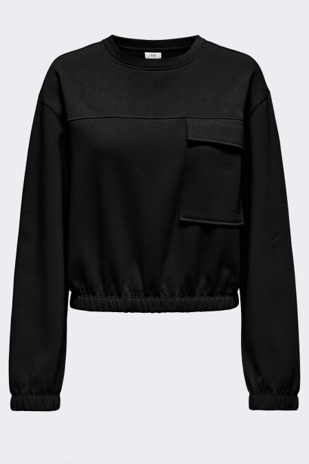 SWEATSHIRT 15332290 BLACK