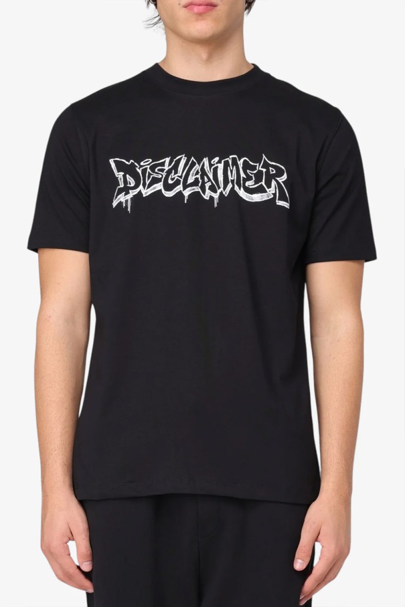 Disclaimer T-SHIRT 24IDS54521 NERO - BIANCO