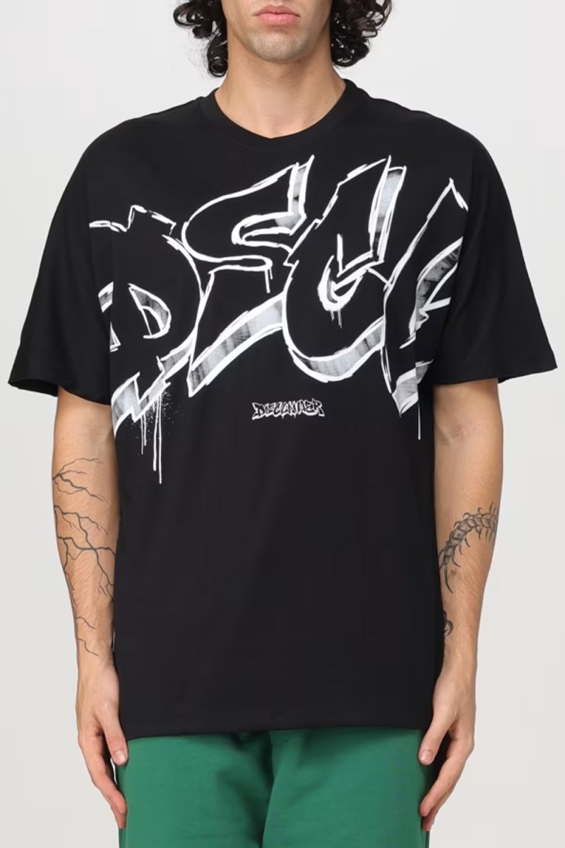 Disclaimer T-SHIRT 24IDS54514 NERO-BIANCO