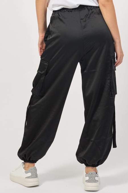 PANTALONE 24IDS54726 NERO