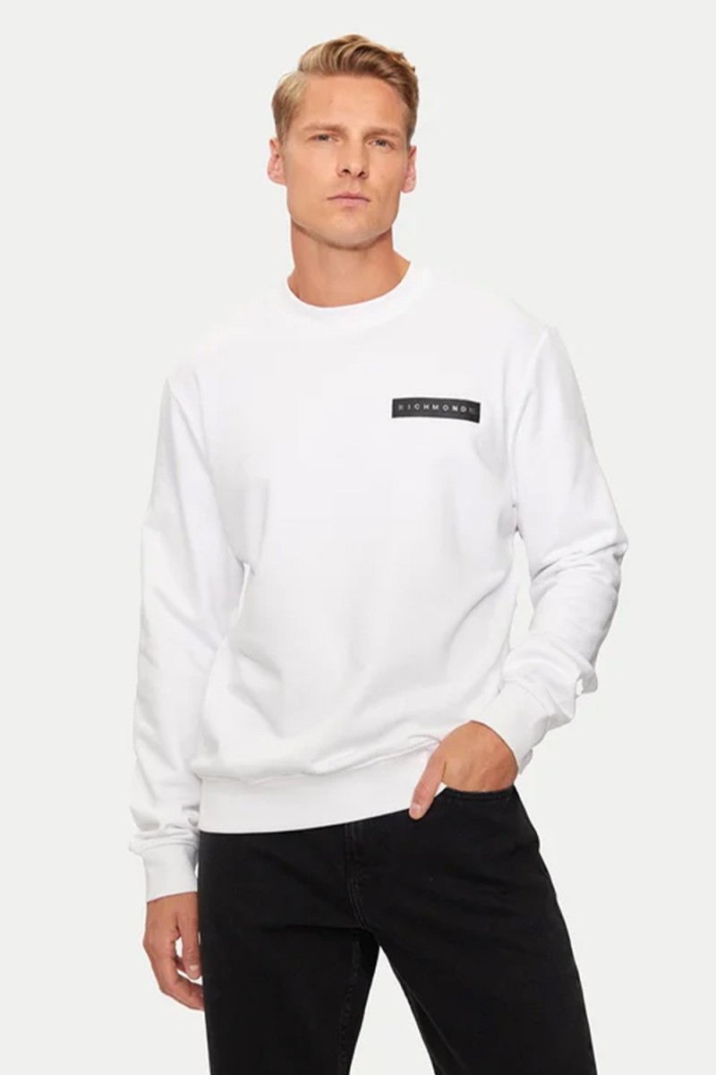 Richmond SWEATSHIRT UMA24135FE WHITE