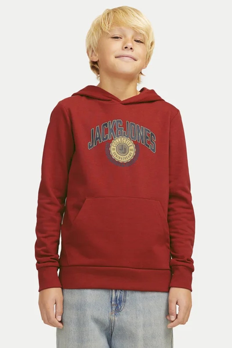 Jack&jones SWEATSHIRT 12266761 RED OCHRE