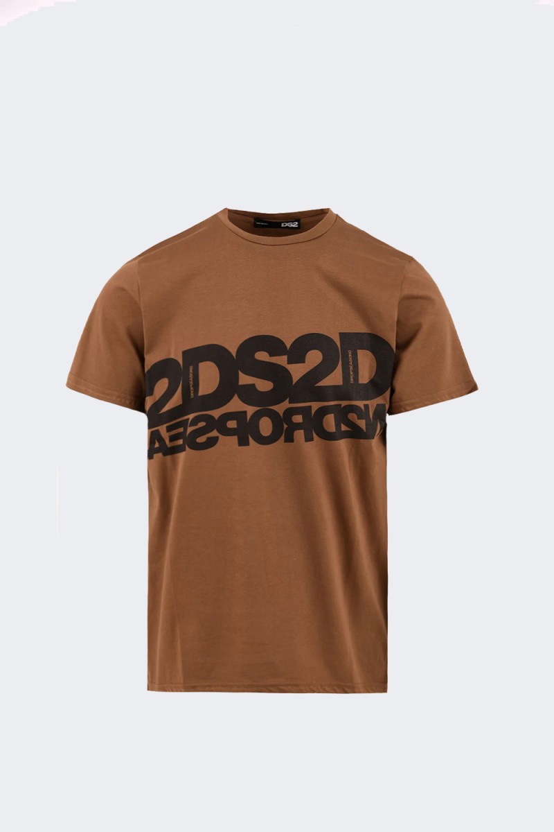 Ds2 T-SHIRT FW24223 MARRONE