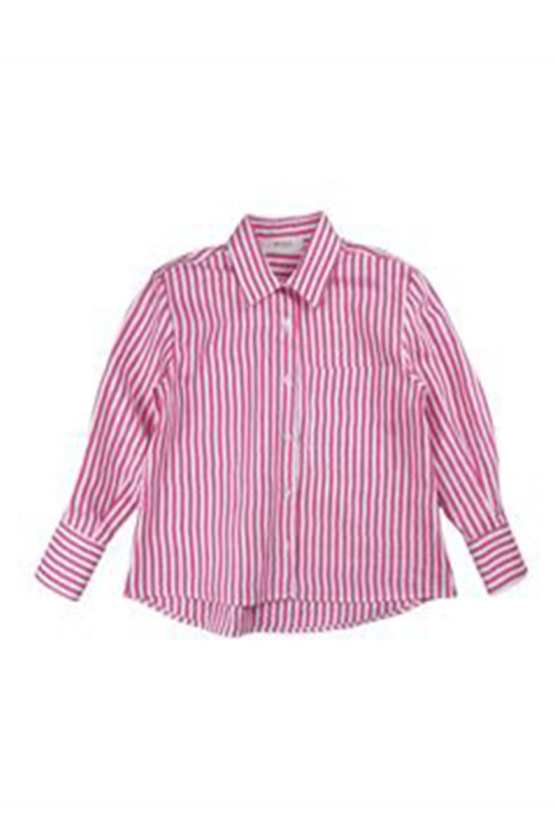 Vicolo CAMICIA RIGHE 3145C0536 FUCSIA/BIANCO