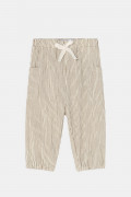 Name.it PANTALONE LINO RIGATO 13202565 BEIGE foto 1