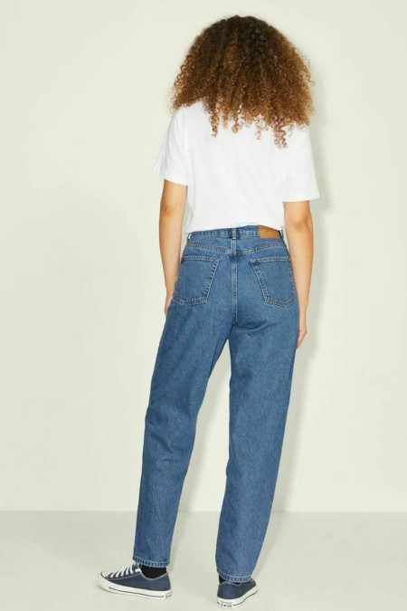 MOM JEANS 12203987 MEDIUM BLUE DENIM