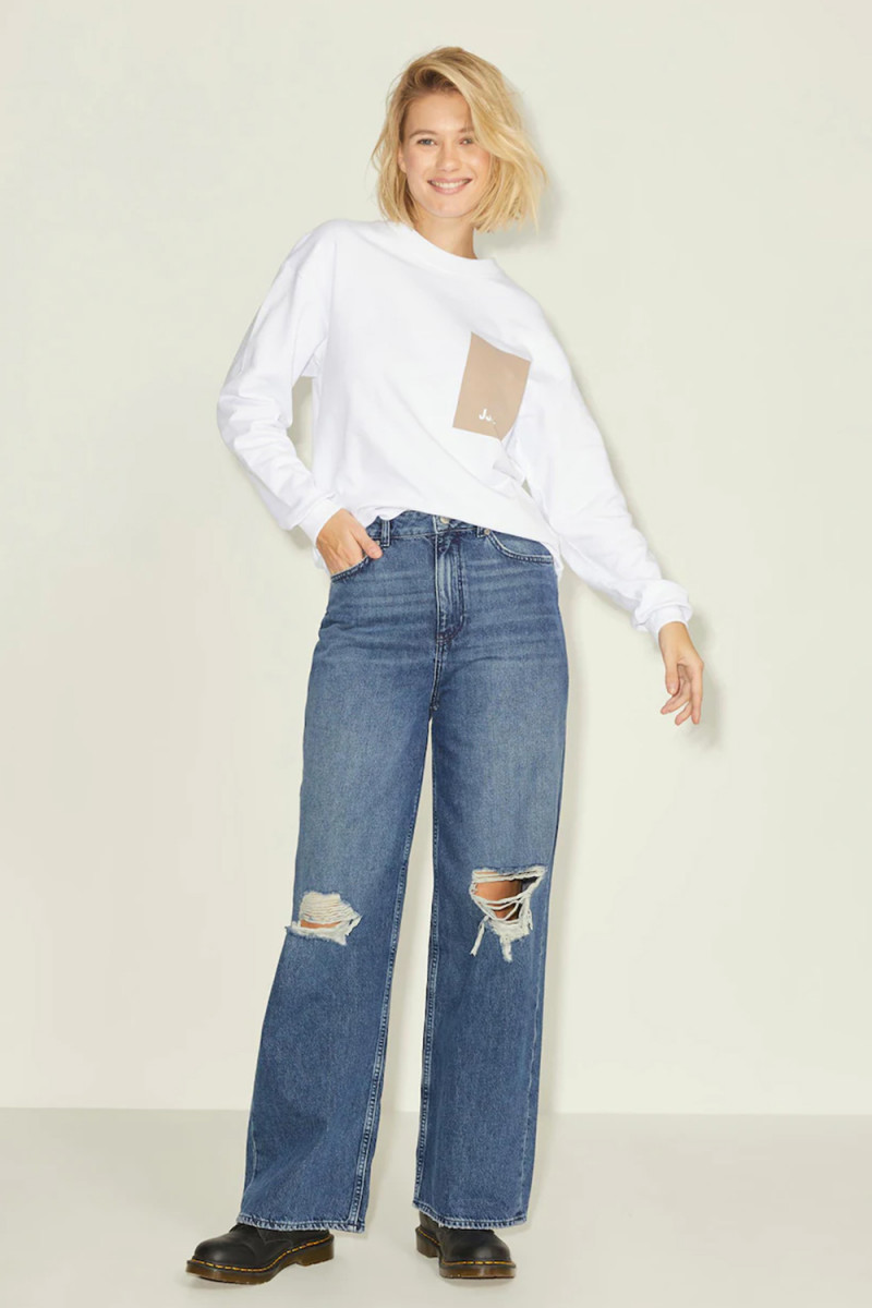 Jjxx WIDE LEG JEANS 12203938 DARK BLUE DENIM