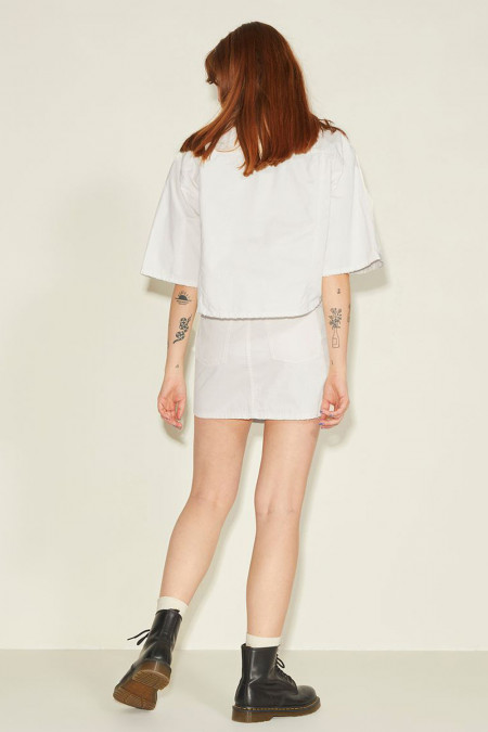 CROPPED SHIRT 12212904 BIANCO