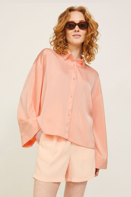 OVERSIEZED SHIRT 12210381 TROPICAL PEACH