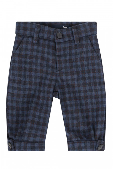 PANTALONI QUADRETTATI JLW001 BLU 