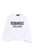 Dsquared D2S607U RELAX FELPA DQ1094-D002Y BIANCO foto 1