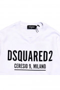 Dsquared D2S607U RELAX FELPA DQ1094-D002Y BIANCO foto 3