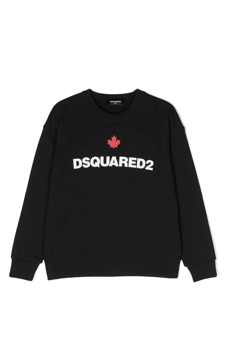 Dsquared D2LS10U SLOUCH FIT FELPA DQ1393-D008M NERO