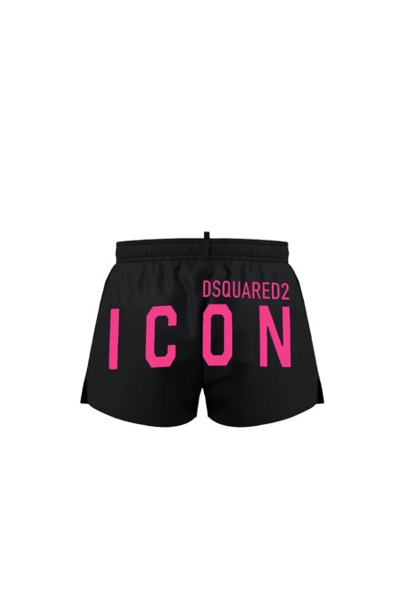 D2M95-ICON SW BOXER COSTUME DQ1708-D00QK NERO / FUCSIA 