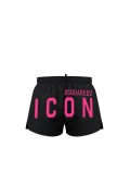 Dsquared D2M95-ICON SW BOXER COSTUME DQ1708-D00QK NERO / FUCSIA foto 2