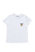 Moschino T-SHIIRT TASCA ORSO HUM049-KID BIANCO foto 1