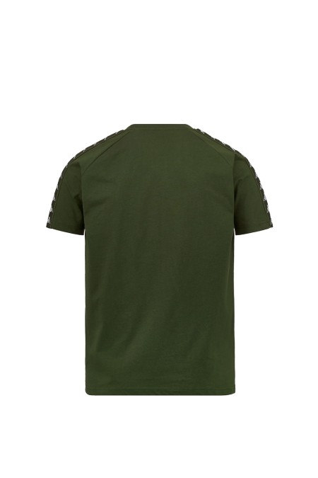 T-shirt slim 222 banda Coen 303UV10 D5D - GREEN PARSLEY 