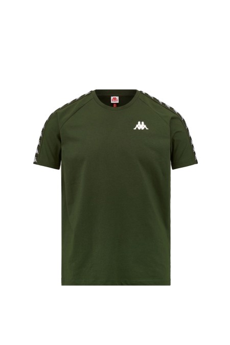 T-shirt slim 222 banda Coen 303UV10 D5D - GREEN PARSLEY 