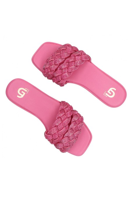 Ciabattine con intreccio GP477 PINK