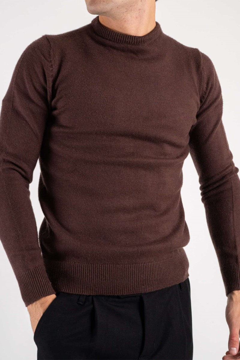 Over-d PULLOVER PARICOLLO OC1F0W0M15 BORDEAUX