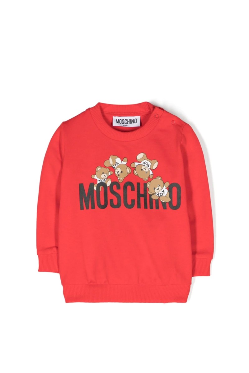 Moschino FELPA MZF04Q-LCA19 ROSSO