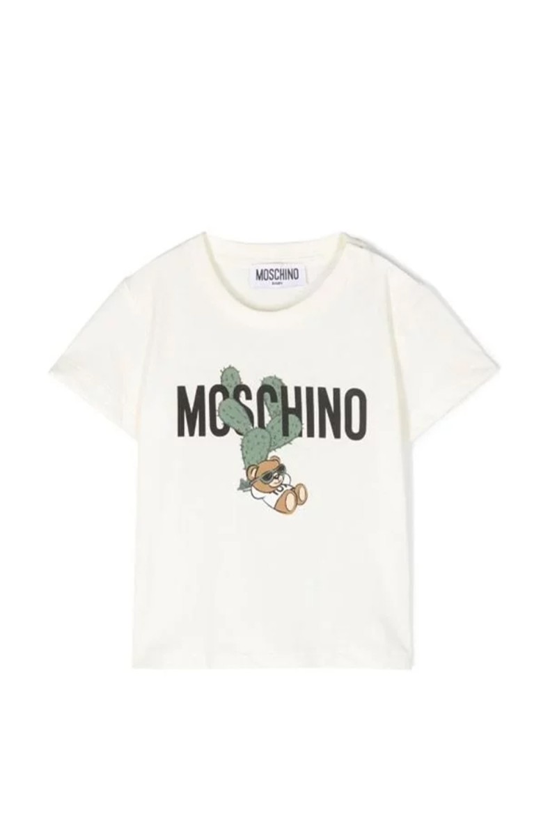 Moschino T SHIRT MXM032-LAA02 MILK