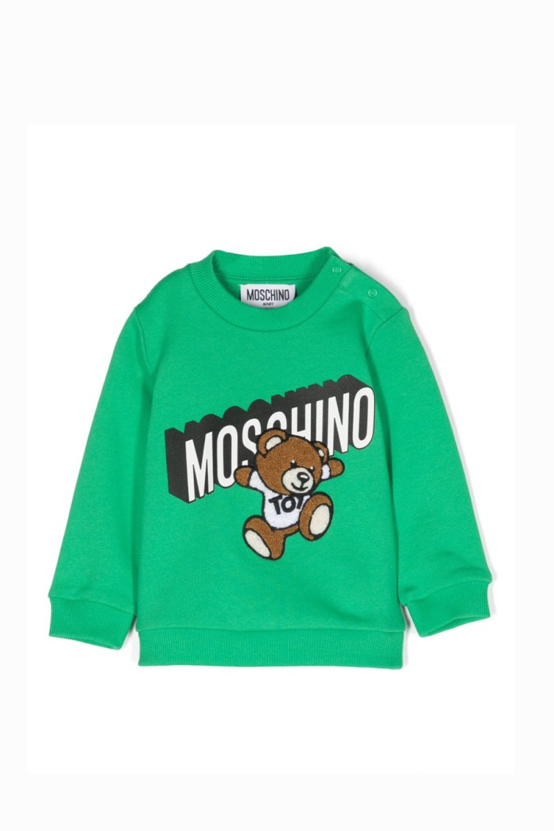 Moschino FELPA MVF04Q-LCA32 VERDE