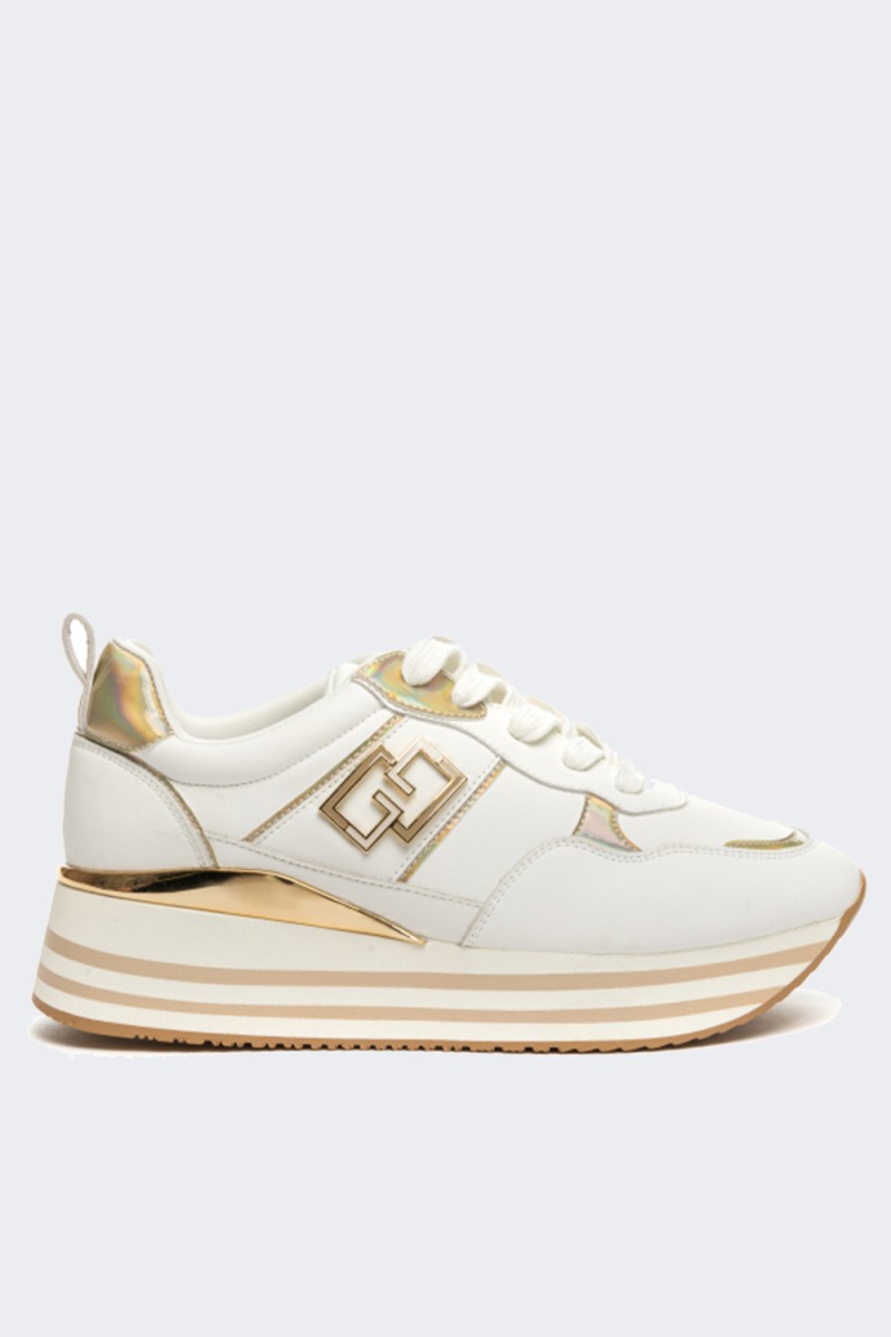 Gold&Gold SNEAKERS ZEPPA A24GB833 BIANCO ORO