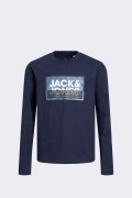 Jack&jones T-SHIRT 12254197 BLU foto 1