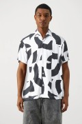 Jack&jones CAMICIA 12257470 BIANCO/NERO foto 2