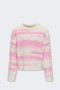 KNIT 15329329 TOFU/ROSE