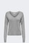 KNIT 15320756 LIGHT GREY MELANGE